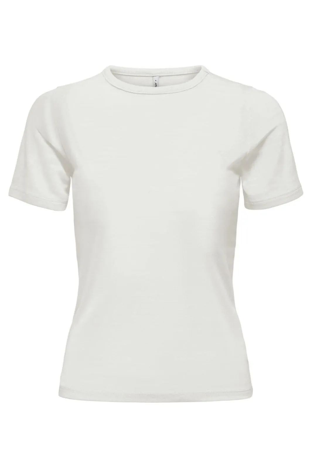 Only Onlelli S/S Rib Top 4941176 Cloud Dancer