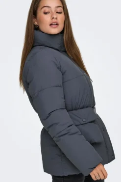 Discount Only Onlellie Pouch Puffer Jacket 4851978 Blackened Pearl