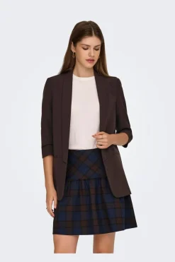 Discount Only Onlelly 3/4 Blazer Tlr 4973184 Coffee Bean
