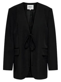 Only Onlelly Life L/S Ovs Tie Blazer Tlr 4810728 Black