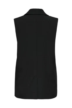 Discount Only Onlelly Life S/L Loose Vest Tlr 4810723 Black