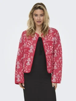Hot Only Onlelvira Jacket 4808494 Mars Red Boho