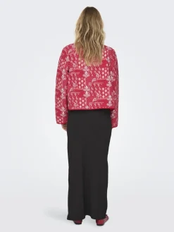 Hot Only Onlelvira Jacket 4808494 Mars Red Boho