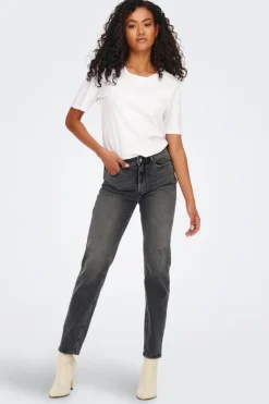 Sale Only Onlemily Stretch St Ak 3901854 Dark Grey Denim