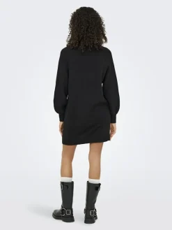 Outlet Only Onlemma Life Ls Button Onec Dress Cc Knt 4853473 Black Gold Button
