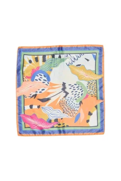 Clearance Only Onlemma Printed Satin Scarf Acc 4903176 Dazzling Blue Fluid Dots