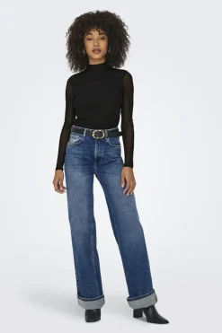 Best Only Onlerica Life Mesh L/S Top 2649422 Black