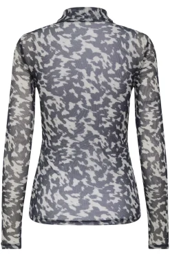 Best Only Onlerica Life Mesh L/S Top 4835464 Blue Graphite Rodeo Pumice