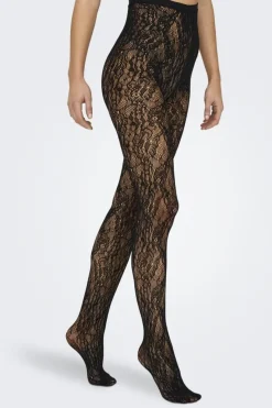Only Onlesta Flower Tights Acc 4360069 Black