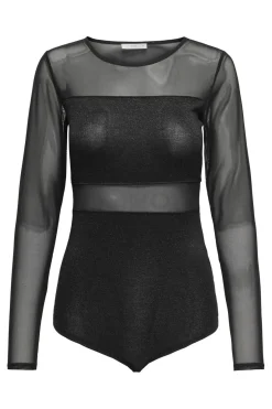 Best Only Onlesther Glitter L/S Body 4714567 Black