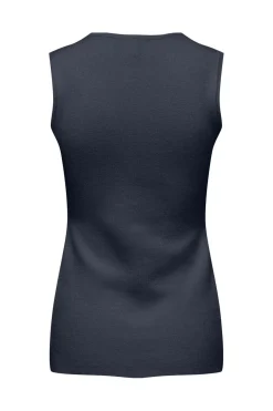 Best Only Onlevelin Life Sl Vest Cc Knt 4981553 Navy Blazer Silver Button