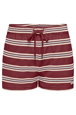 Hot Only Onlevie Shorts 4838510 Ruby Wine Starlight Blue + Antique White