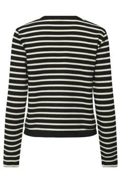New Only Onlfabiola L/S Cardigan Ub Cc Swt 4909811 Black Cloud Dancer