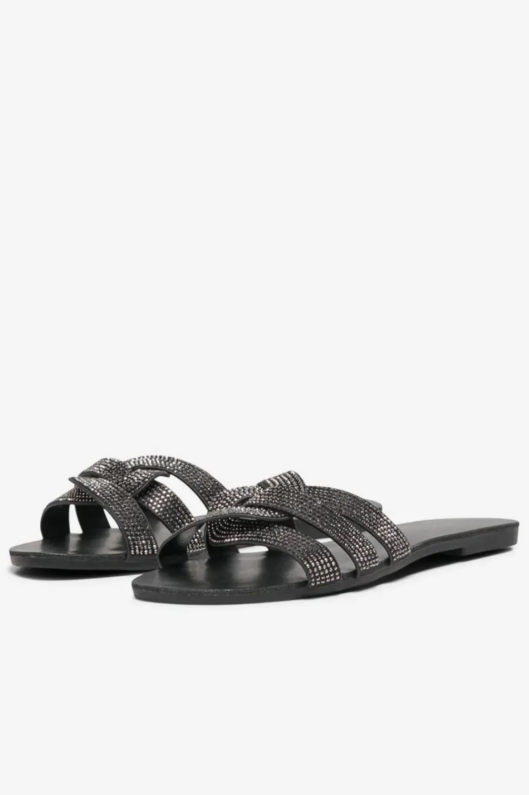 Clearance Only Shoes Onlfeli-5 Pu Bling Slip On Sandal 4674034 Black