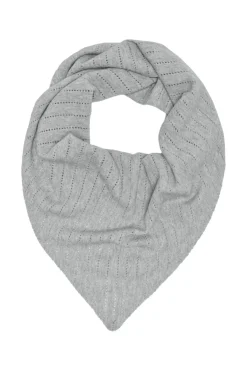 Online Only Onlfeodora Triangle Scarf Acc 4812106 Light Grey Melange Melange