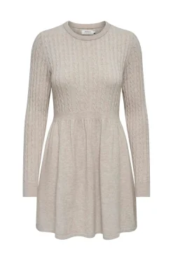 Outlet Only Onlfia Life Ls Cable Dress Knt 4338442 Weathered Teak Melange