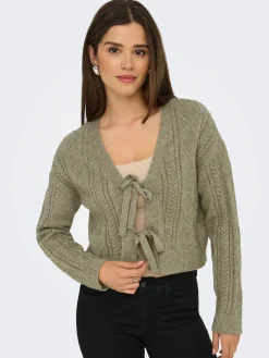 Discount Only Onlfia Ls String Cardigan Knt Nca 4805691 Cub W. Melange