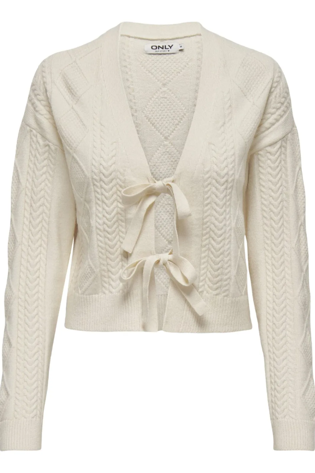 Best Only Onlfia Ls String Cardigan Knt Nca 4510273 Whitecap Gray