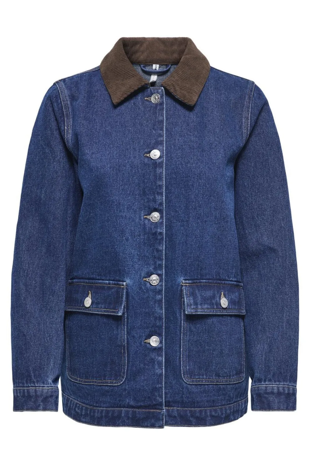 Best Only Onlfrankie Ls Cord Ovs Jkt Gua 4891459 Dark Blue Denim