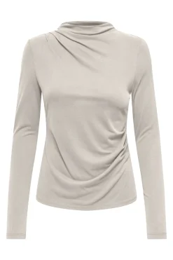 Hot Only Onlfree Life L/S Drape Top 4891910 Pumice Stone