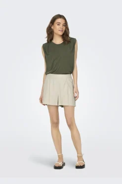 Online Only Onlfree Life S/L Modal Satin Mix Top 4278225 Kalamata