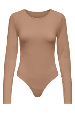 Best Only Onlfrida Supersoft L/S Crew Neck Body Ac 4825561 Tawny Birch