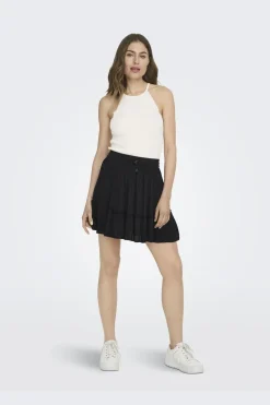 Sale Only Onlgemma Sl Scallop Hltneck Top Knt 4193002 Cloud Dancer