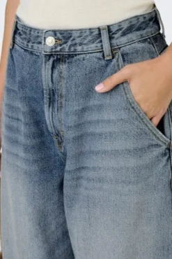 Hot Only Onlgia Mid Loose Baggy Dot413 4520397 Medium Blue Denim