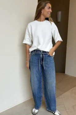 Sale Only Onlgianna Balloon Jeans Dot 4526764 Medium Blue Denim