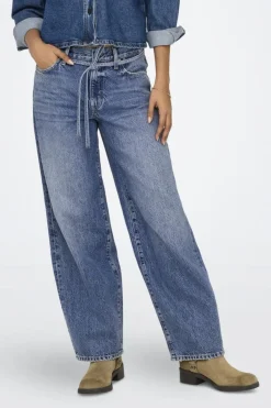 Sale Only Onlgianna Balloon Jeans Dot 4526764 Medium Blue Denim
