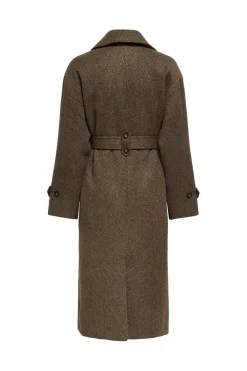 Only Onlgina Life Coat 4817765 Seal Brown