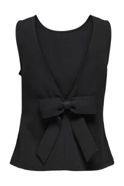 Clearance Only Onlginie Sl Loose Bow Top 4890292 Black