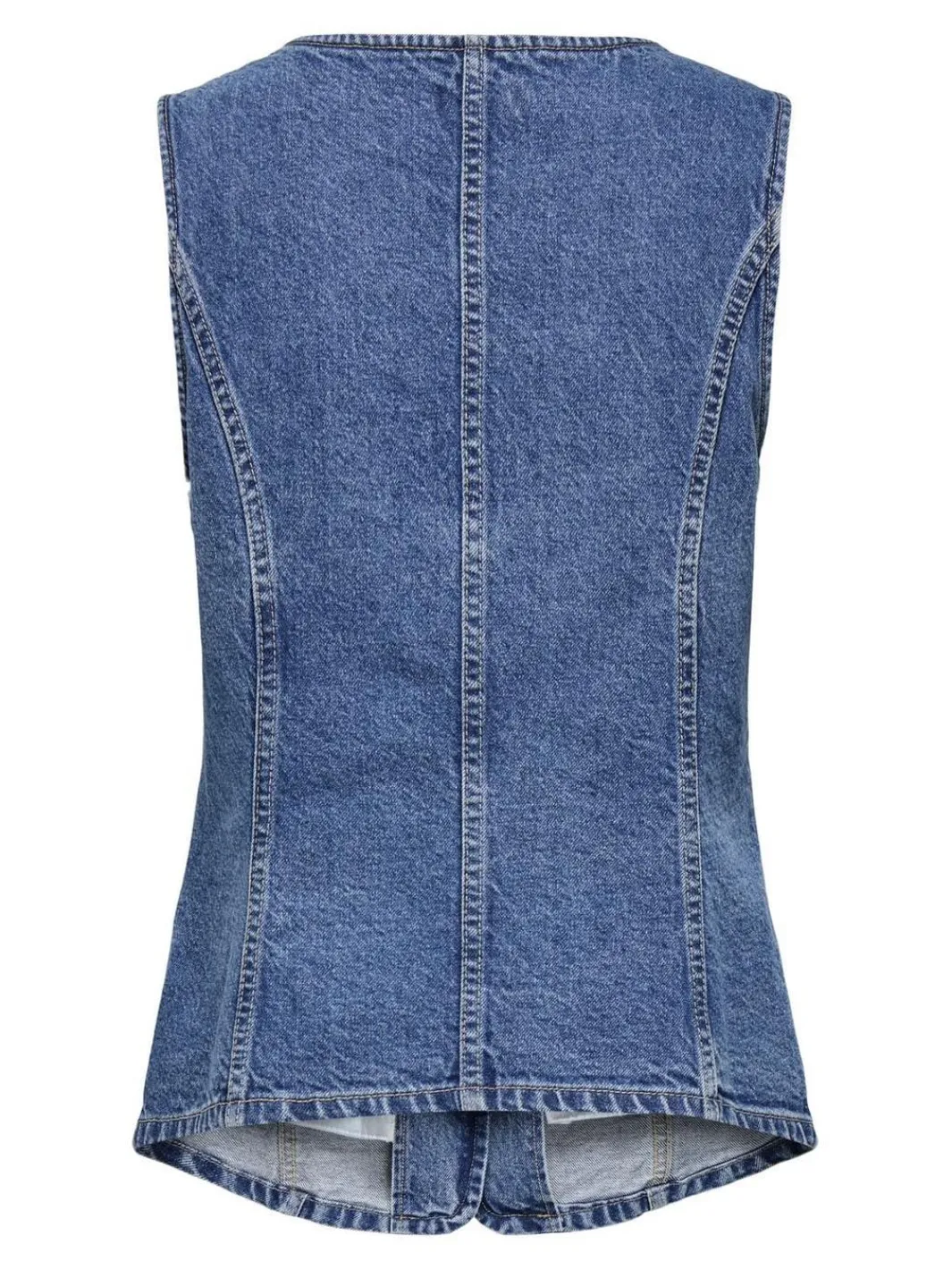 Clearance Only Onlgiulina S/L Button Waistcoat Mae 4821241 Medium Blue Denim