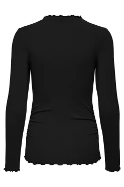 Sale Only Onlglamour L/S Mockneck Ruching Top 4928505 Black