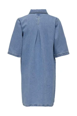 Online Only Onlgry S/S Dress Azg 4622385 Light Blue Denim