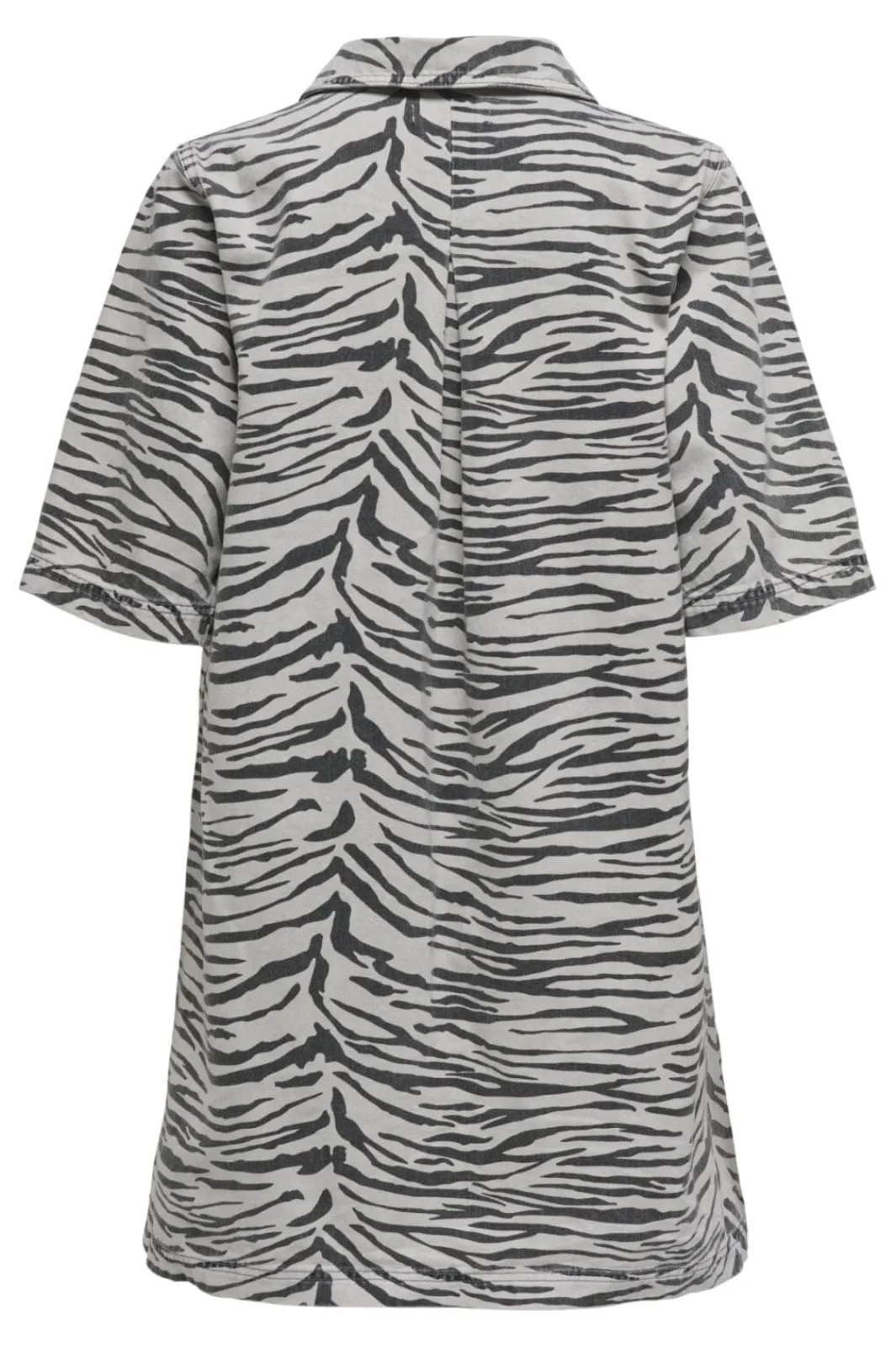 Hot Only Onlgry Ss Zebra Dress Sik 4839012 Light Grey Denim Zebra