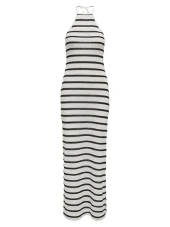 Hot Only Onlhalia Halterneck Long Dress Box 4774273 Cloud Dancer Black