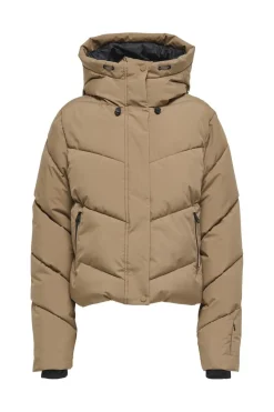 New Only Onlharper Life Short Premium Jacket 4819157 Cocoa Créme