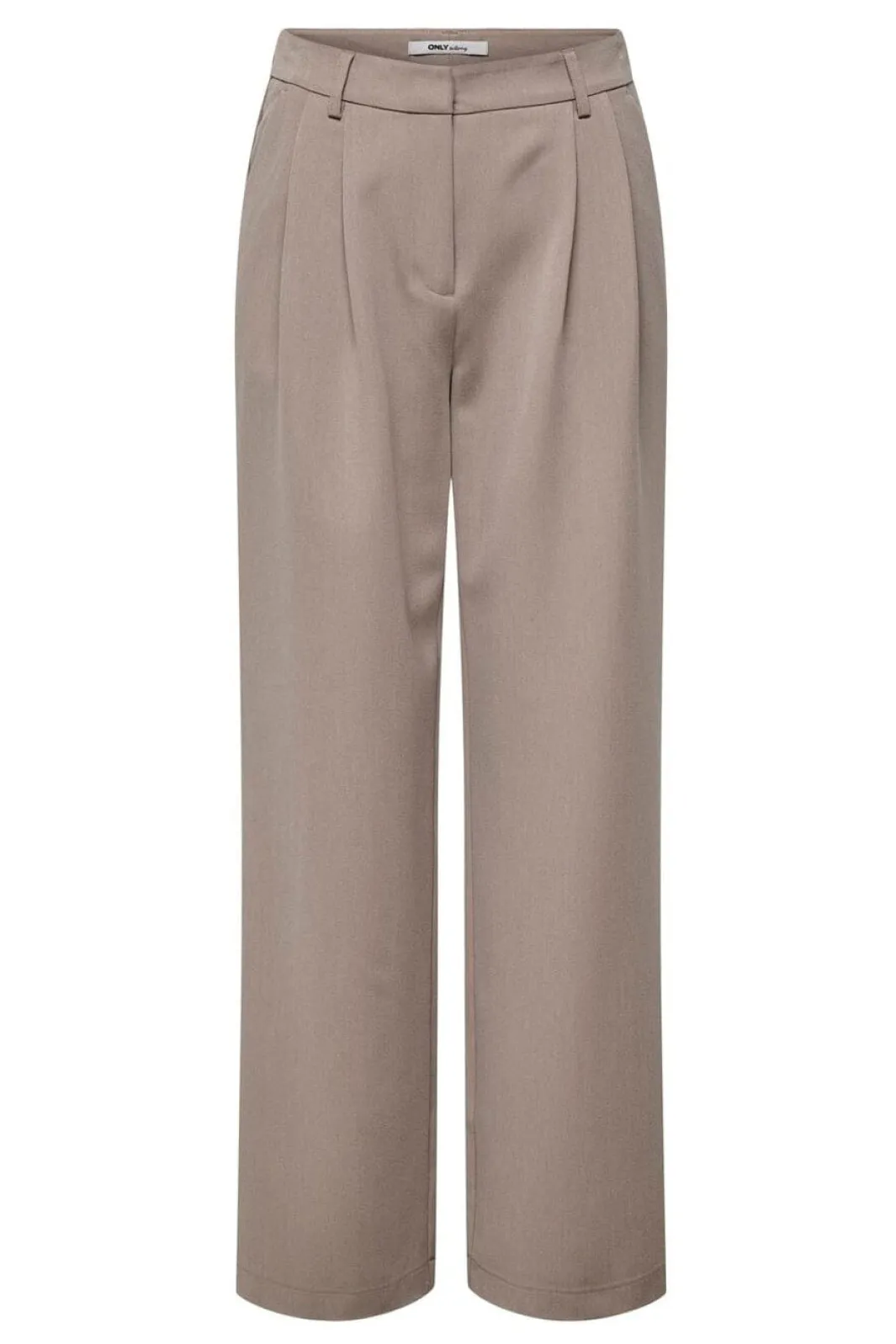 Outlet Only Onlhattie Pleat Str Pant Tlr 4716687 Taupe Gray Melange