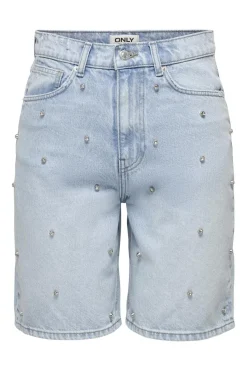 Clearance Only Onlhope Rhs Loose Long Shorts Azg 4720188 Light Blue Denim