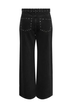 New Only Onlhope Studded Wide Tai 4926933 Washed Black