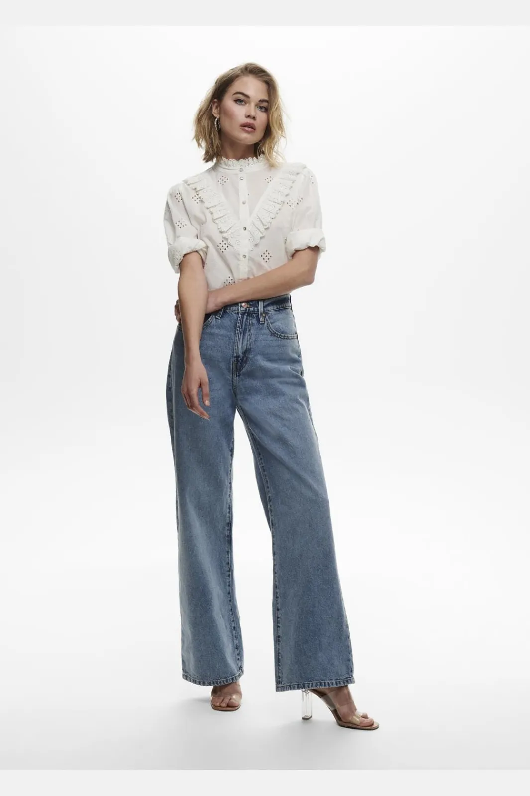 Clearance Only Onlhope Wide Rea345 3562394 Light Blue Denim