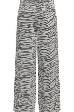 Sale Only Onlhope Zebra Wide Sik 4839018 Light Grey Denim Zebra
