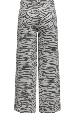 Sale Only Onlhope Zebra Wide Sik 4839018 Light Grey Denim Zebra