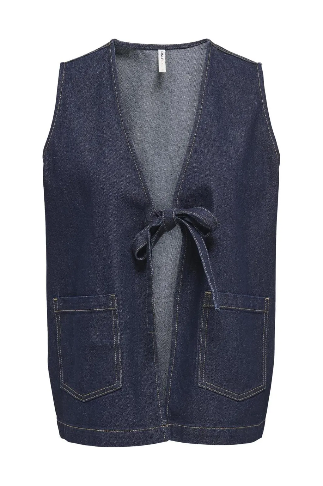 Clearance Only Onlida S/L Tie Vest Gua 4816805 Dark Blue Denim