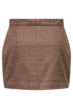 Hot Only Onlimmy Life Check Skirt 4950751 Chestnut Minicheck W/Shopping Bag