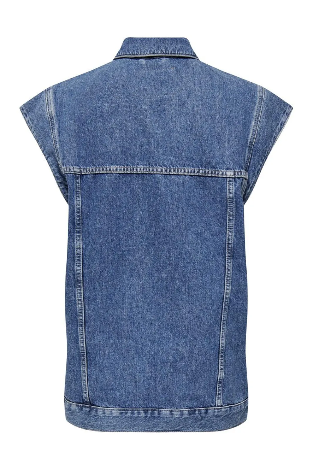 Clearance Only Onlirene S/L Waistcoat Cro 4536345 Medium Blue Denim