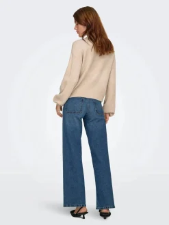 Hot Only Onlisabella L/S Cardigan Knt 4901813 Pumice Stone Melange