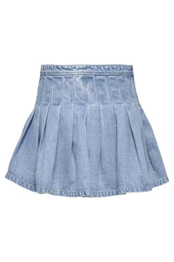 Only Onljean Pleat Skirt 4858010 Medium Blue Denim