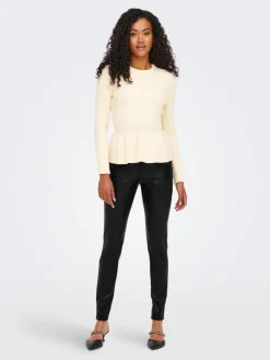 Sale Only Onljessie Fauxleather Zip Pant Cc 3960483 Black
